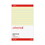 Universal UNV40000 Perforated Ruled Writing Pads, Wide/Legal Rule, Red Headband, 50 Canary-Yellow 8.5 x 14 Sheets, Dozen, Price/DZ