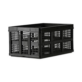 Universal UNV40015 Filing/storage Tote Storage Box, Plastic, 20-1/8 X 14-5/8 X 10-3/4, Black