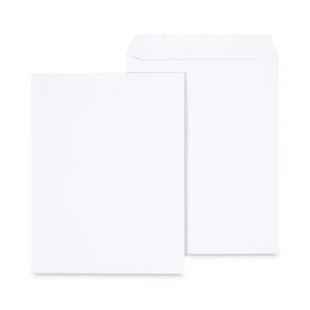 Universal UNV40101 Peel Seal Strip Catalog Envelope, #13 1/2, Square Flap, Self-Adhesive Closure, 10 x 13, White, 100/Box