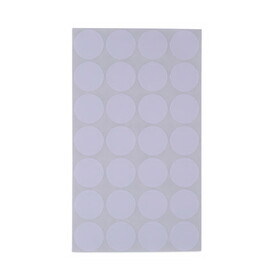 Universal UNV40108 Self-Adhesive Removable Color-Coding Labels, 0.75" dia, White, 28/Sheet, 36 Sheets/Pack