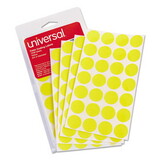 Universal UNV40114 Self-Adhesive Removable Color-Coding Labels, 3/4