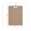 Universal UNV40304 Hardboard Clipboard, 1-1/4" Capacity, Holds 8-1/2 X 11, Brown, Price/EA