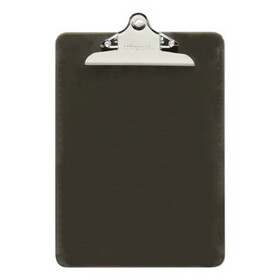 Universal UNV40306 Plastic Clipboard With High Capacity Clip, 1" Capacity, Holds 8 1/2 X 12, Smoke