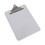 Universal UNV40308 Plastic Clipboard With High Capacity Clip, 1" Capacity, Holds 8 1/2 X 12, Clear, Price/EA