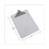 Universal UNV40308 Plastic Clipboard With High Capacity Clip, 1" Capacity, Holds 8 1/2 X 12, Clear, Price/EA
