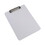 Universal UNV40310 Plastic Clipboard with Low Profile Clip, 0.5" Clip Capacity, Holds 8.5 x 11 Sheets, Clear, Price/EA