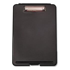Universal UNV40318 Storage Clipboard, 0.5" Clip Capacity, Holds 8.5 x 11 Sheets, Black