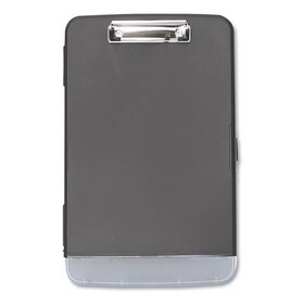 Universal UNV40319 Storage Clipboard with Pen Compartment, 0.5" Clip Capacity, Holds 8.5 x 11 Sheets, Black