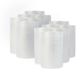 Universal UNV4087893 Bubble Packaging, 0.19" Thick, 12" x 10 ft, Perforated Every 12", Clear, 12/Carton