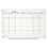 Universal UNV43024 Design Series Deluxe Magnetic Steel Dry Erase Marker Board, 24 x 18, White Surface, Black Aluminum/Plastic Frame, Price/EA