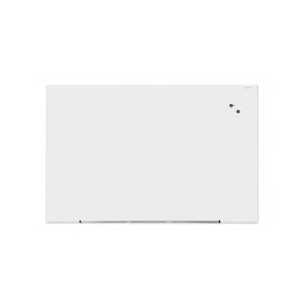 Universal UNV43204 Frameless Magnetic Glass Marker Board, 72 x 48, White Surface