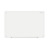 Universal UNV43232 Frameless Glass Marker Board, 36