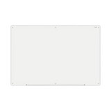 Universal UNV43234 Frameless Glass Marker Board, 72 x 48, White Surface