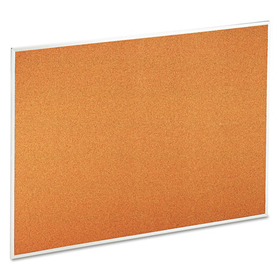 Universal UNV43614 Cork Bulletin Board, 48 x 36, Tan Surface, Aluminum Frame