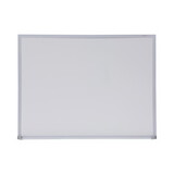 Universal UNV43622 Dry-Erase Board, Melamine, 24 X 18, Satin-Finished Aluminum Frame
