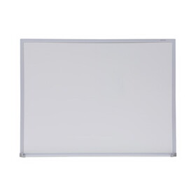 Universal UNV43622 Melamine Dry Erase Board with Aluminum Frame, 24 x 18, White Surface, Anodized Aluminum Frame