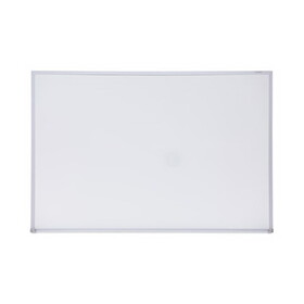 Universal UNV43623 Melamine Dry Erase Board with Aluminum Frame, 36 x 24, White Surface, Anodized Aluminum Frame