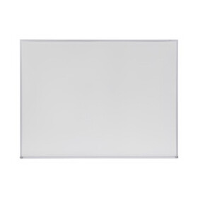 Universal UNV43624 Melamine Dry Erase Board with Aluminum Frame, 48 x 36, White Surface, Anodized Aluminum Frame