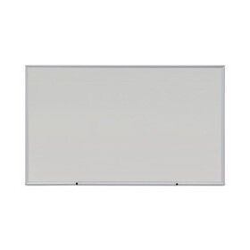 Universal UNV43625 Deluxe Melamine Dry Erase Board, 60 x 36, Melamine White Surface, Silver Anodized Aluminum Frame