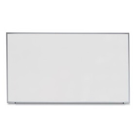 Universal UNV43626 Deluxe Melamine Dry Erase Board, 72 x 48, Melamine White Surface, Silver Anodized Aluminum Frame