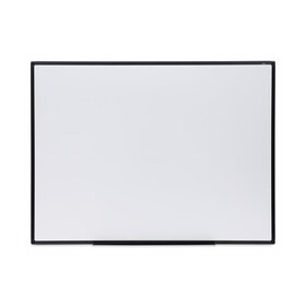 Universal UNV43629 Design Series Deluxe Dry Erase Board, 48 x 36, White Surface, Black Anodized Aluminum Frame