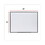 Universal UNV43629 Design Series Deluxe Dry Erase Board, 48 x 36, White Surface, Black Anodized Aluminum Frame, Price/EA