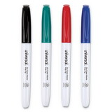 Universal UNV43670 Pen Style Dry Erase Markers, Fine Tip, Assorted, 4/set