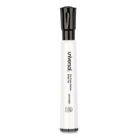 Universal UNV43681 Dry Erase Marker, Bullet Tip, Black, Dozen