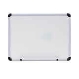 Universal UNV43722 Dry Erase Board, Melamine, 24 X 18, White, Black/gray, Aluminum/plastic Frame