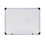 Universal UNV43722 Dry Erase Board, Melamine, 24 X 18, White, Black/gray, Aluminum/plastic Frame, Price/EA