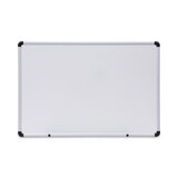 Universal UNV43723 Dry Erase Board, Melamine, 36 X 24, White, Black/gray Aluminum/plastic Frame