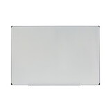 Universal UNV43725 Dry Erase Board, Melamine, 72 X 48, White, Black/gray Aluminum/plastic Frame