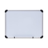 Universal UNV43732 Magnetic Steel Dry Erase Board, 24 X 18, White, Aluminum Frame