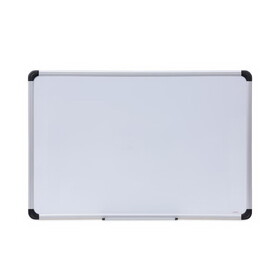 Universal UNV43733 Magnetic Steel Dry Erase Board, 36 X 24, White, Aluminum Frame