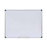 Universal UNV43734 Magnetic Steel Dry Erase Board, 48 X 36, White, Aluminum Frame
