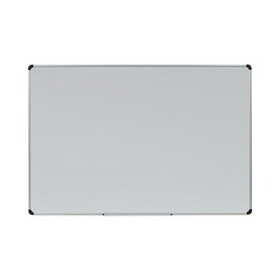 Universal UNV43735 Magnetic Steel Dry Erase Board, 72 X 48, White, Aluminum Frame