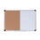 Universal UNV43743 Cork/dry Erase Board, Melamine, 36 X 24, Black/gray, Aluminum/plastic Frame, Price/EA
