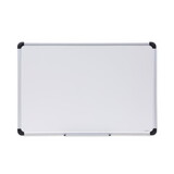 Universal UNV43841 Porcelain Magnetic Dry Erase Board, 24 X36, White