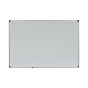 Universal UNV43843 Porcelain Magnetic Dry Erase Board, 72 X 48, White
