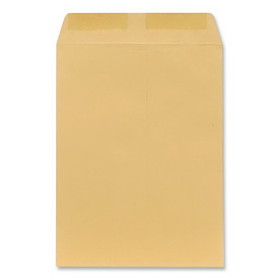 Universal UNV44102 Catalog Envelope, 28 lb Bond Weight Kraft, #10 1/2, Square Flap, Gummed Closure, 9 x 12, Brown Kraft, 100/Box