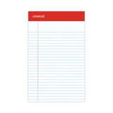 Universal UNV46300 Perforated Edge Writing Pad, Narrow Rule, 5 X 8, White, 50-Sheet, Dozen