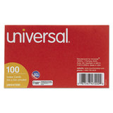 Universal UNV47200 Unruled Index Cards, 3 X 5, White, 100/pack