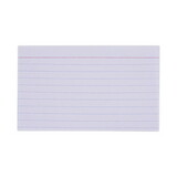 Universal UNV47210 Ruled Index Cards, 3 X 5, White, 100/pack