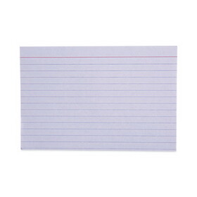 Universal UNV47230 Ruled Index Cards, 4 X 6, White, 100/pack