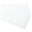 Universal UNV47300 Ring Index Cards, Ruled, 3 x 5, White, 100/Pack, Price/PK