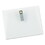 Universal UNV56004 Clip-On Clear Badge Holders W/inserts, Top Load, 3 X 4, White, 50/box, Price/KT