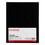 Universal UNV56416 Laminated Two-Pocket Folder, Cardboard Paper, 100-Sheet Capacity, 11 x 8.5, Black, 25/Box, Price/PK