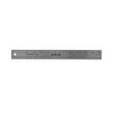 Universal UNV59023 Stainless Steel Ruler W/cork Back And Hanging Hole, 12