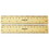 Universal UNV59024 Flat Wood Ruler, Standard/Metric, 6" Long, Price/PK