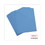 Universal UNV61681 Slash-Cut Pockets For Three-Ring Binders, Jacket, Letter, 11 Pt., Blue, 10/pack, Price/PK
